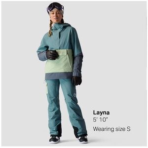 Backcountry Women’s Last Chair Stretch Insulated Anorak, size M